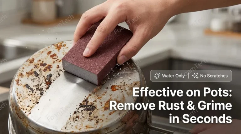 How Does BFA Diamond Sand Help a Heavy Duty Kitchen Sponge Remove Rust and Oxidation