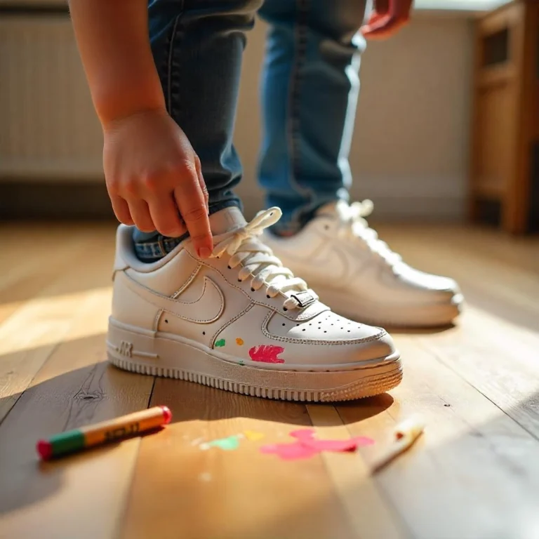 How to Use Magic Eraser to Clean Stains on Air Force One Shoes