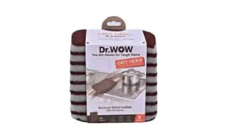 8-Piece Scourer Sponge Retail Pack from the GRIT HERO Line