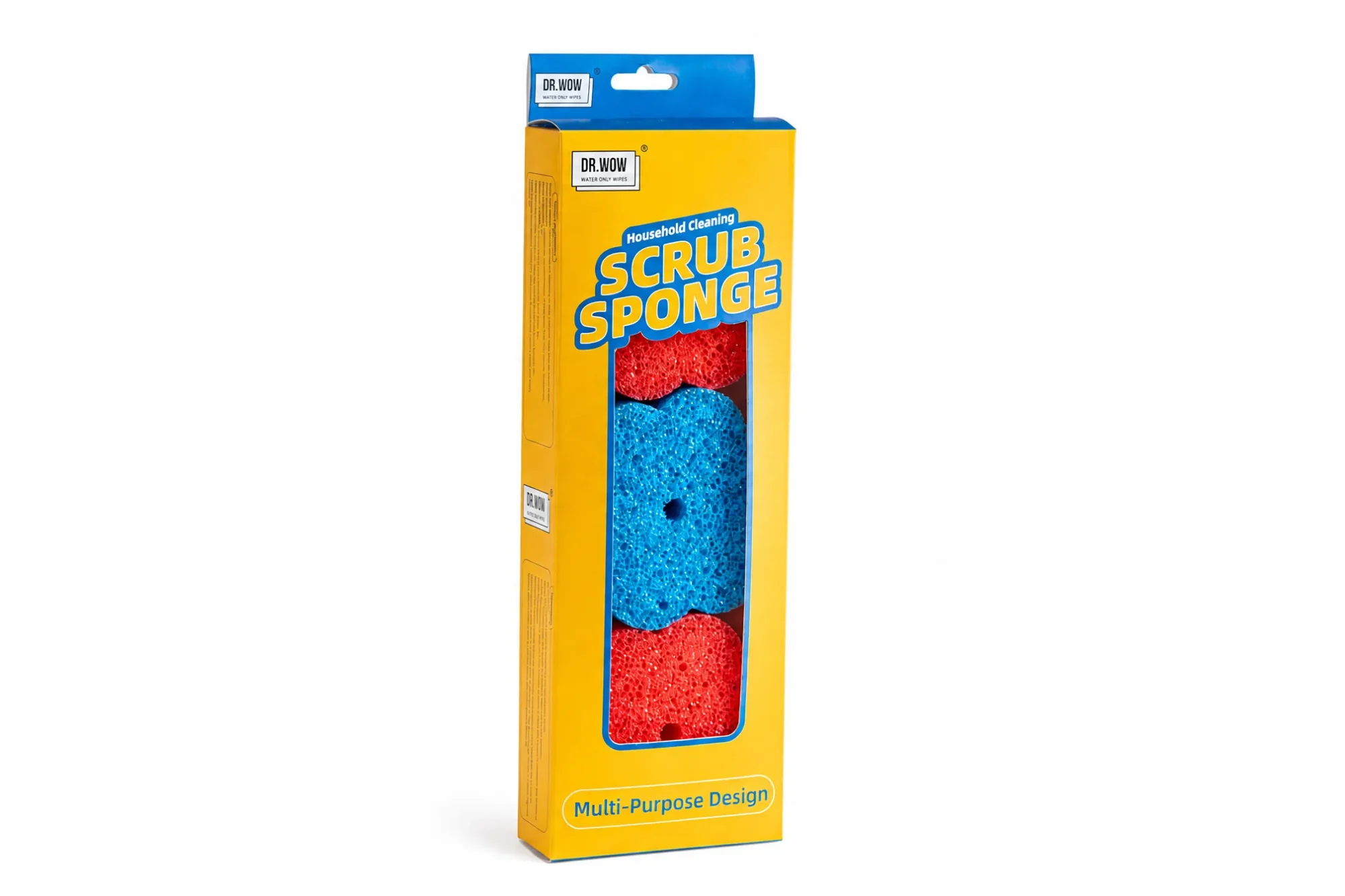 Tricolor Gift Box Set Melamine Sponge